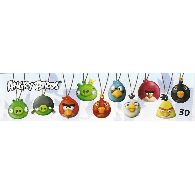 Angry Birds BPZ přívěšky